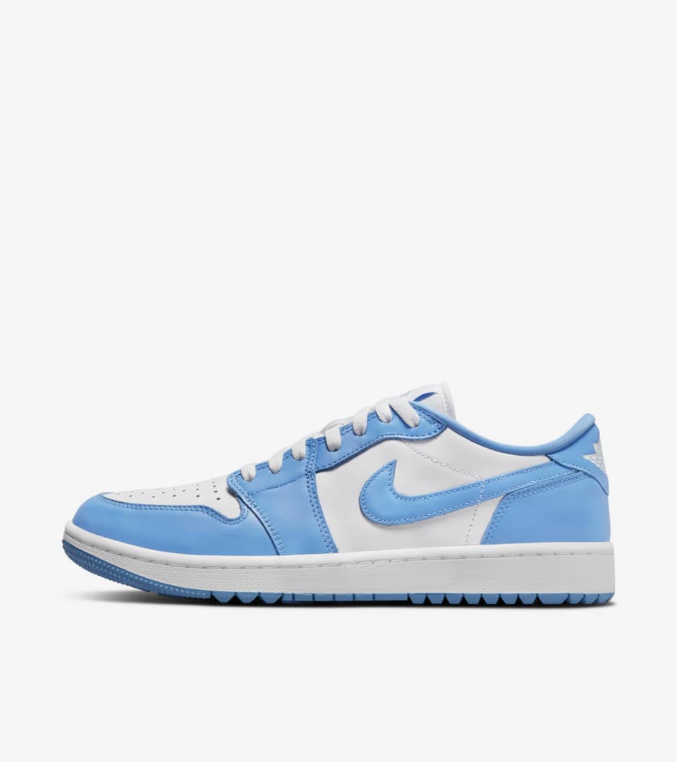 Air Jordan 1 Low G White and University Blue DD9315 100 Release Date. Nike SNKRS