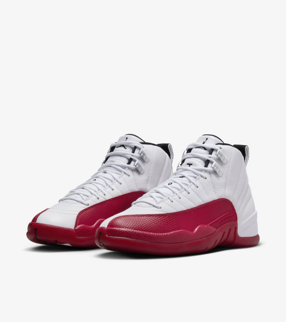 Size 12 - Jordan 12 Retro. White/Black/Varsity Red 