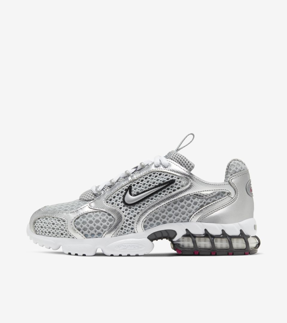Subordinate Think Movable Women's Air Zoom Spiridon Cage 2 'Metallic Silver' Release Date. Nike SNKRS  LU