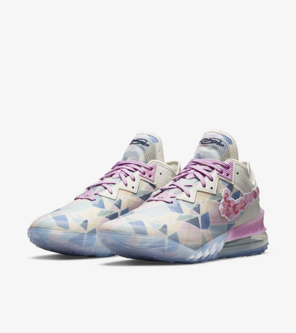 LeBron 18 Low x Atmos 'Cherry Blossom'