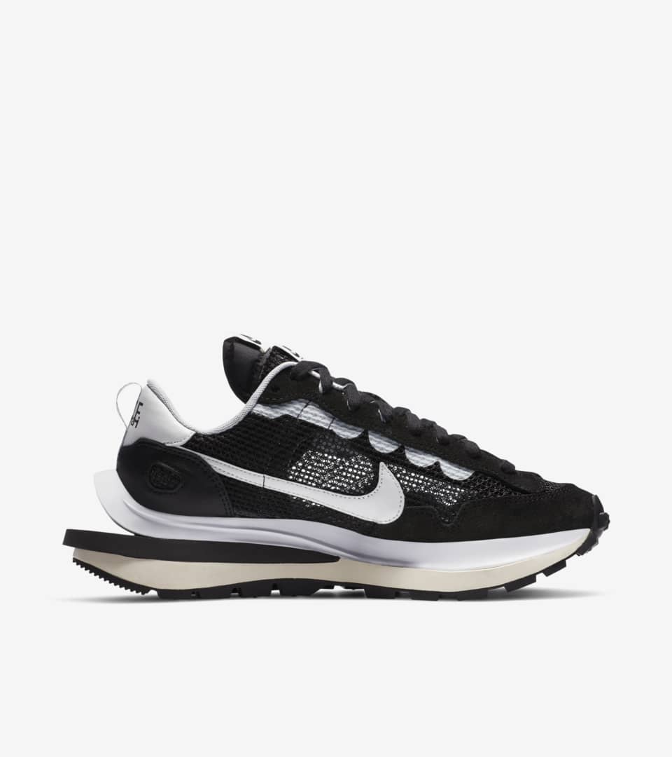 ファッションsacai Nike Vapor Waffle Black and White