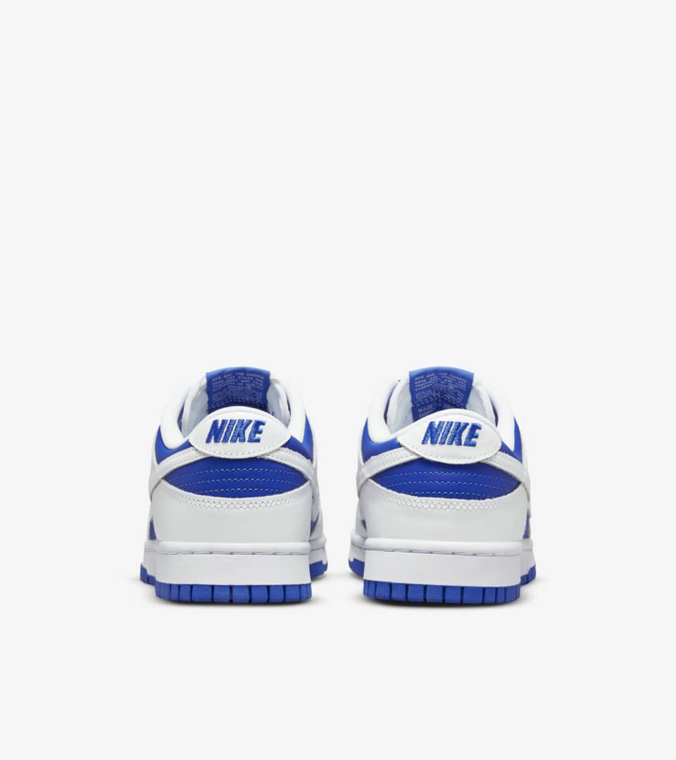 NIKE DUNK LO RACER BLUE AND WHITE