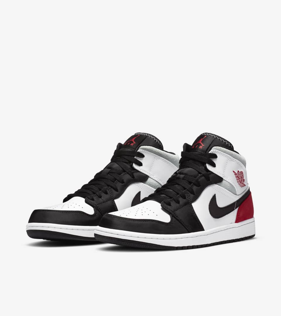 Air Jordan 1 Mid 'Track Red' Release Date. Nike SNKRS ID