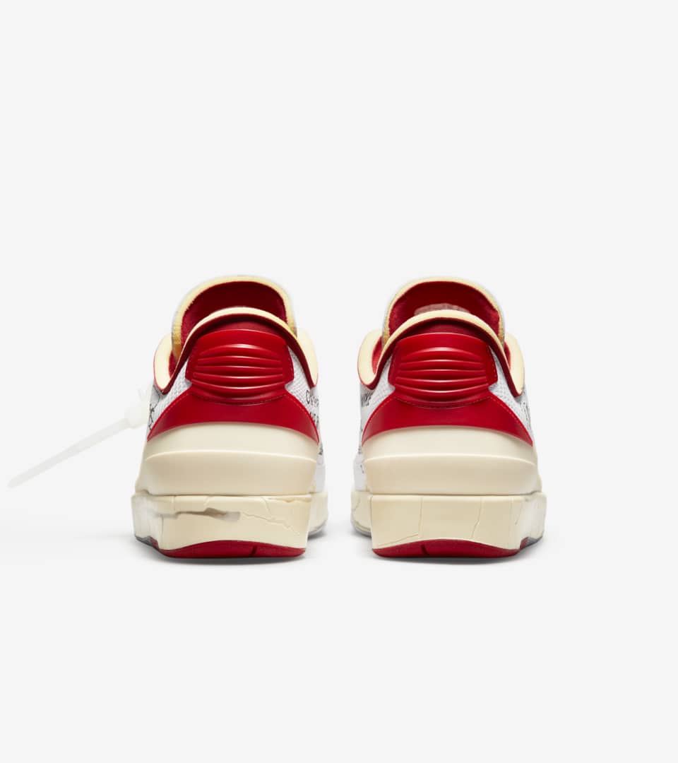 Air Jordan 2 Low x Off-White™ 'White and Varsity Red' (DJ4375-106