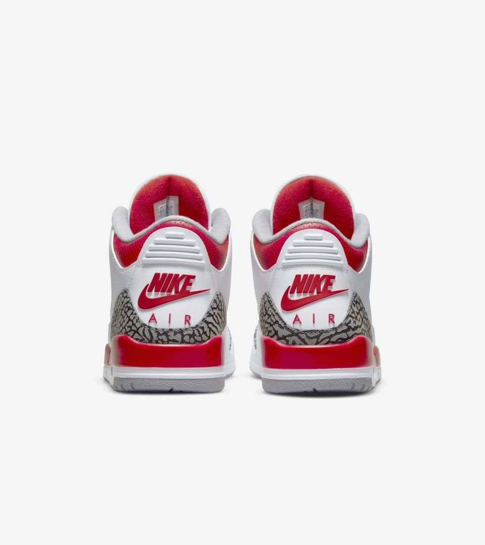 white fire red jordan 3