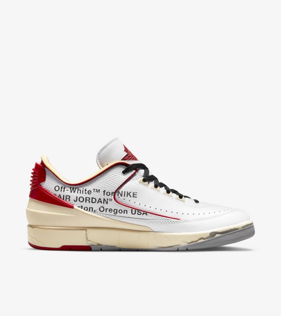 Air Jordan 2 Low x Off-White™️ 'White and Varsity Red' (DJ4375-106) Release  Date. Nike SNKRS