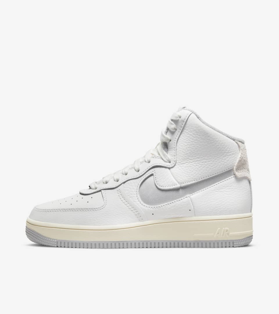 Women's Air Force 1 High Sculpt 'Silver' (DC3590-101) — releasedatum. Nike  SNKRS BE