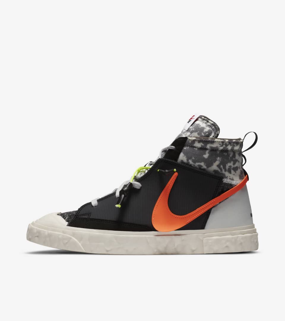 NIKE公式】ブレーザー MID x レディメイド 'Black' (BLAZER MID SP X READYMADE / CZ3589-001).  Nike SNKRS JP