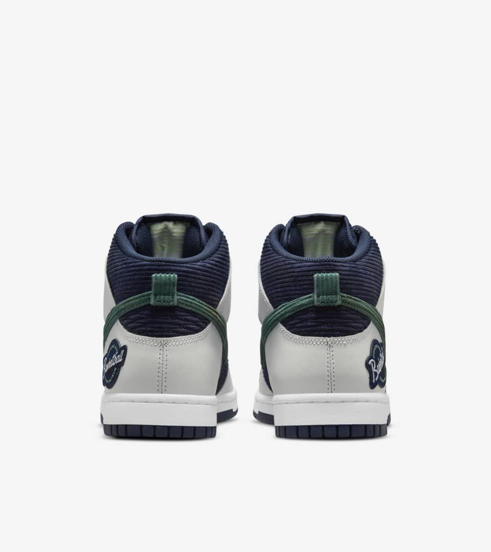 Dunk High EMB 'College Navy' Release Date. Nike SNKRS SG