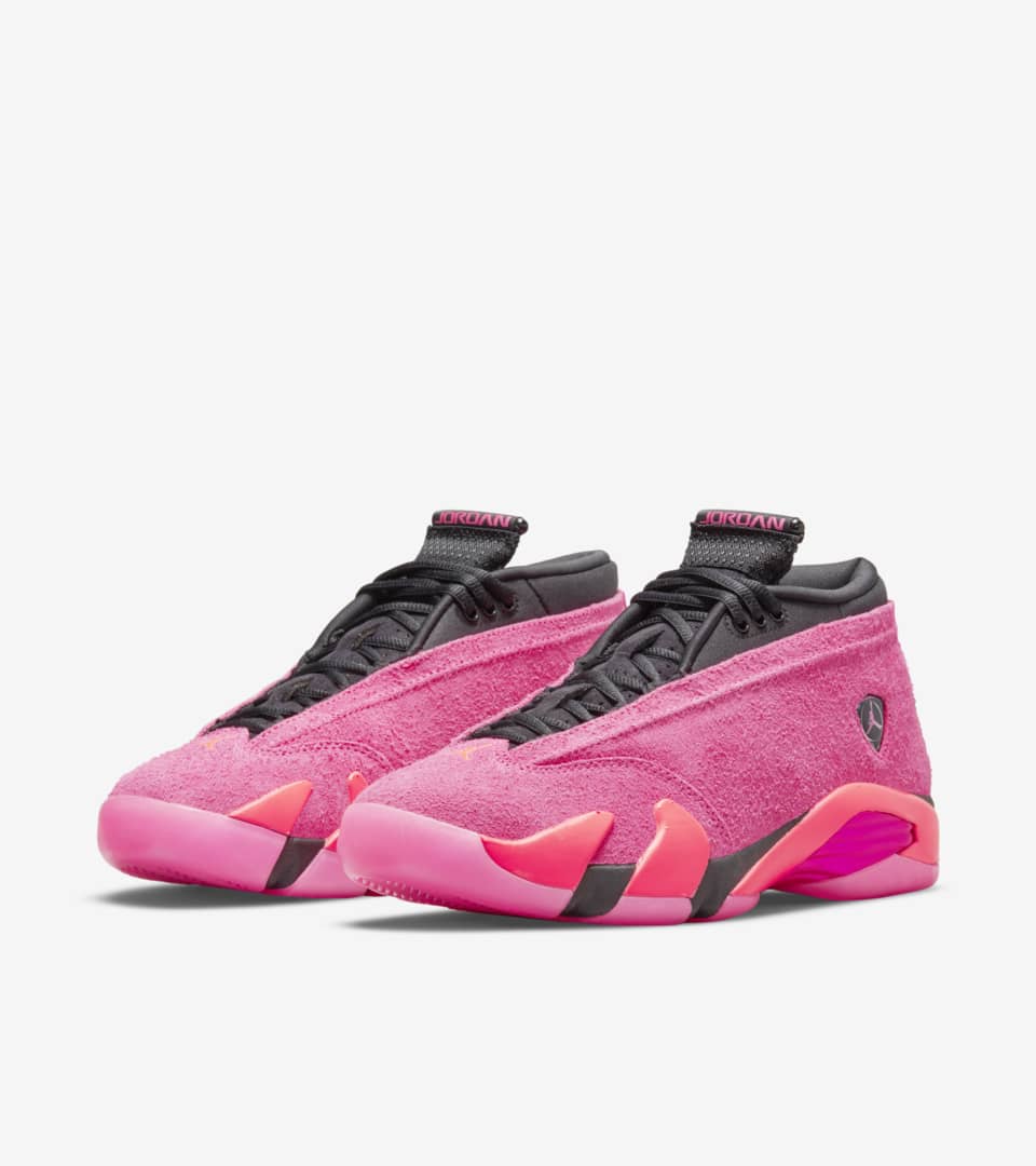 Clan bar estropeado Fecha de lanzamiento de las Air Jordan 14 Low "Shocking Pink" para mujer.  Nike SNKRS ES