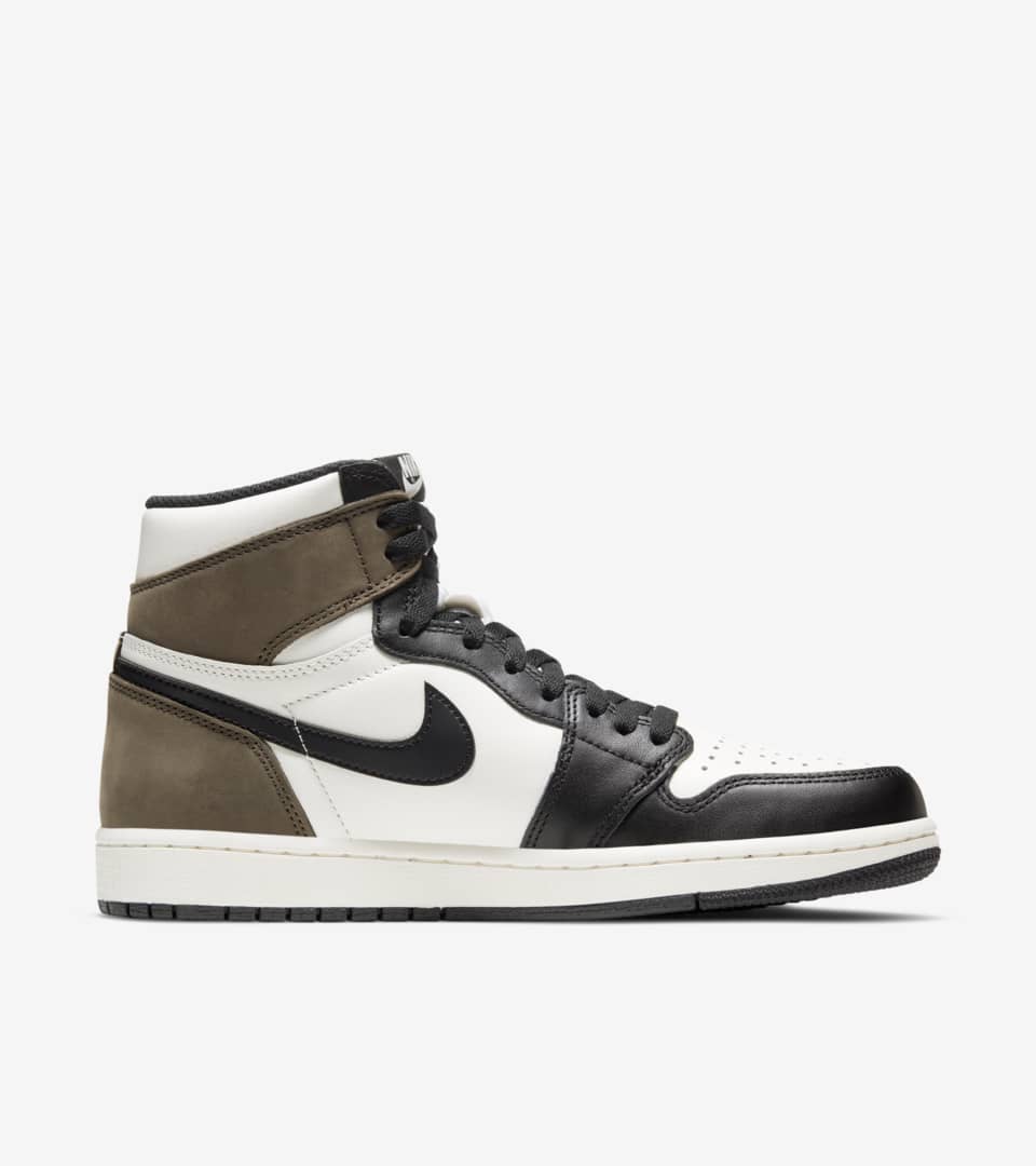 jordan 1 dark mocha agujetas