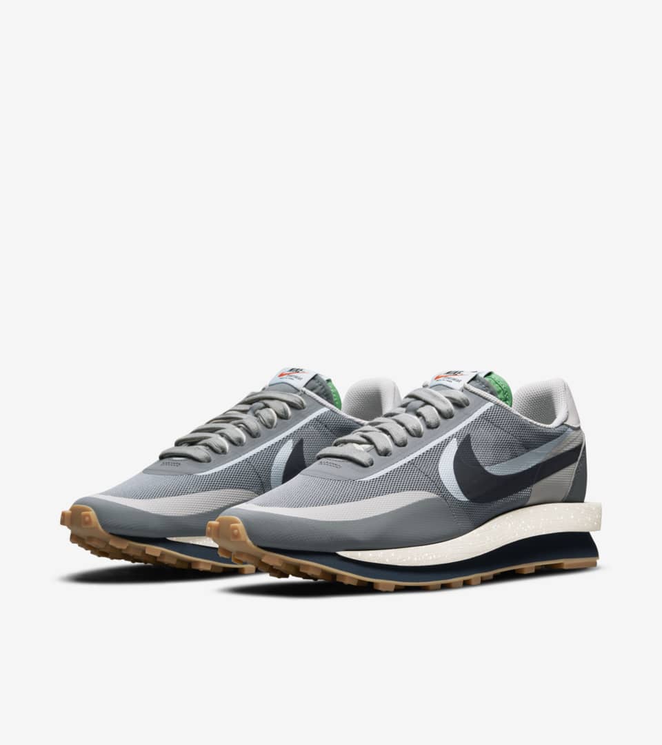 LDWaffle x sacai x CLOT 'Cool Grey' (DH3114-001) Release Date. Nike SNKRS
