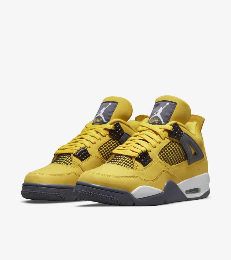 yellow fours jordans