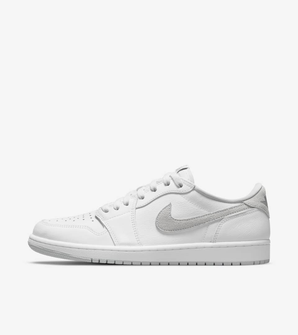 安い正本NIKE AIR JORDAN 1 LOW OG NEUTRAL GREY スニーカー