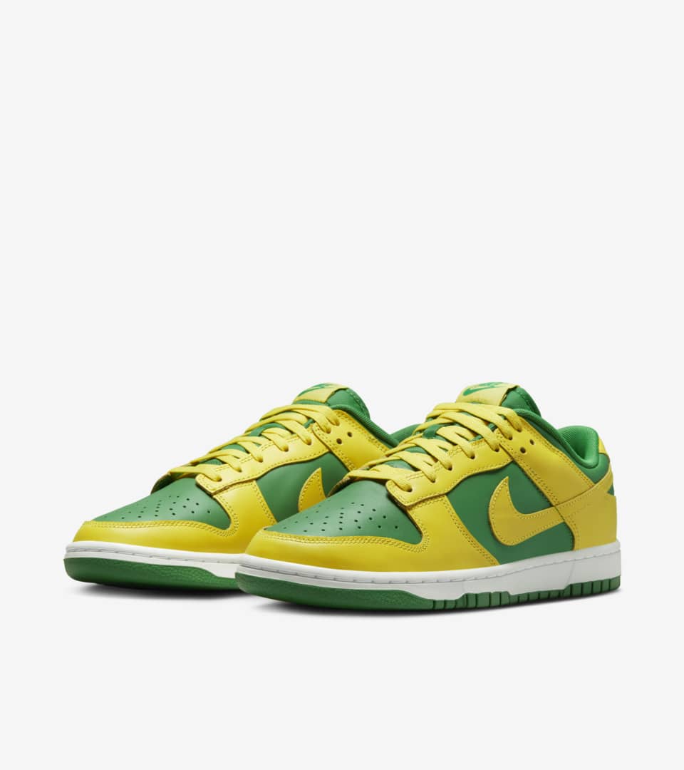 Green cheap yellow sneakers