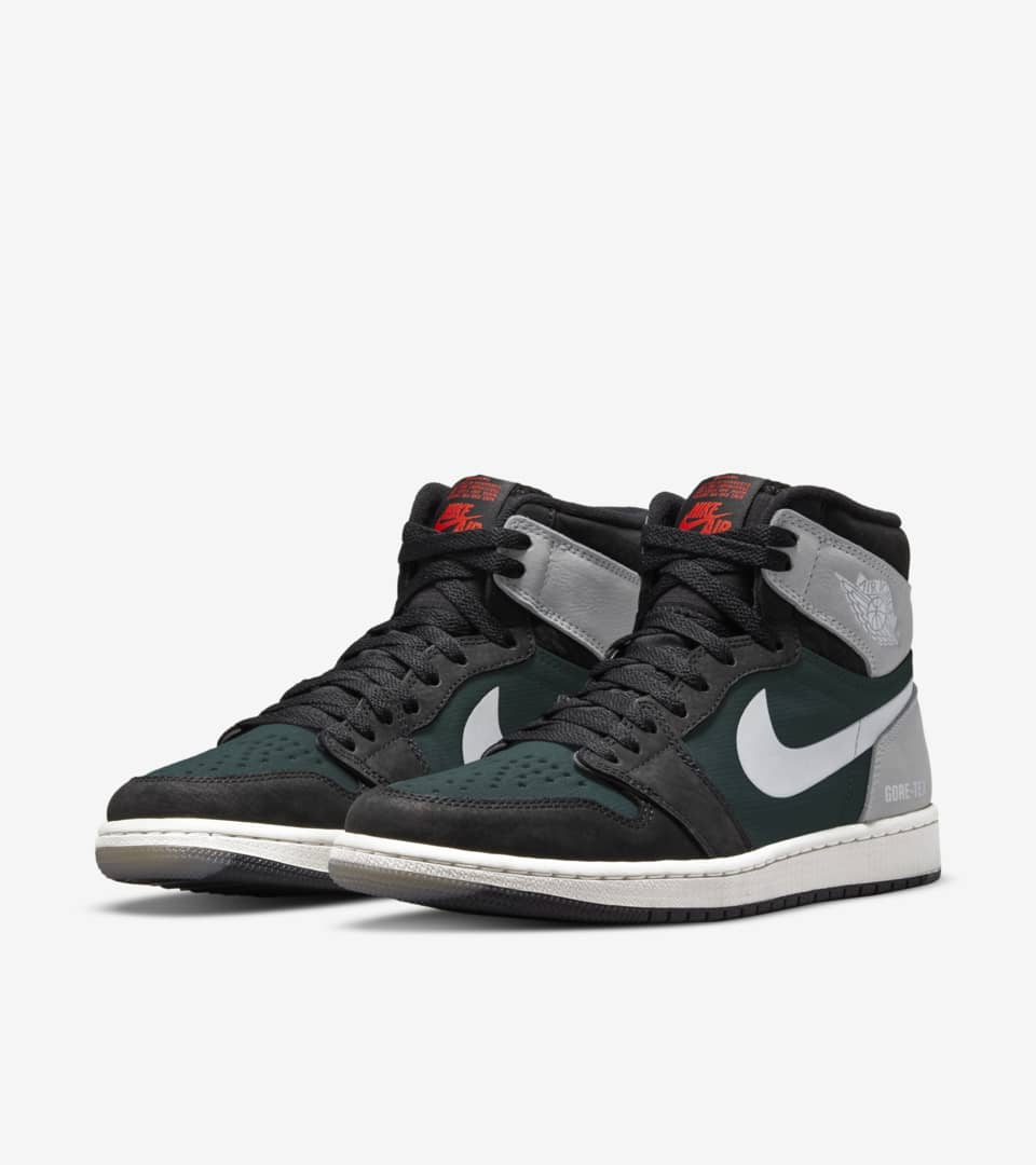 Grey air jordans top