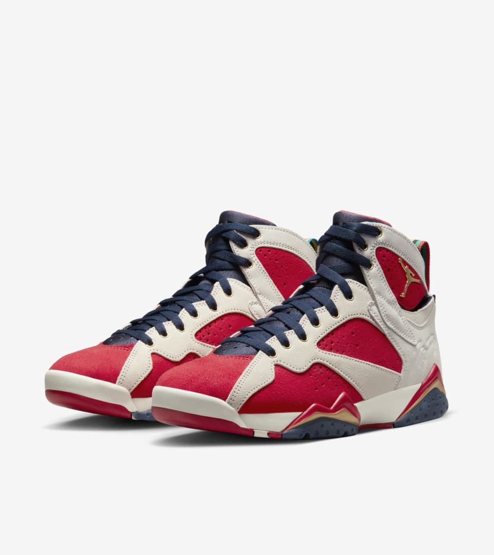 Jordan 7 red and hot sale blue