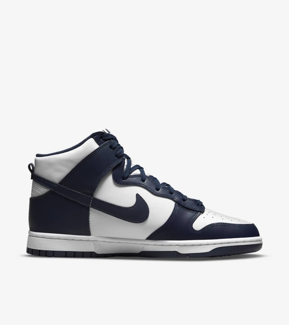 Dunk High 'Championship Navy' Release Date. Nike SNKRS