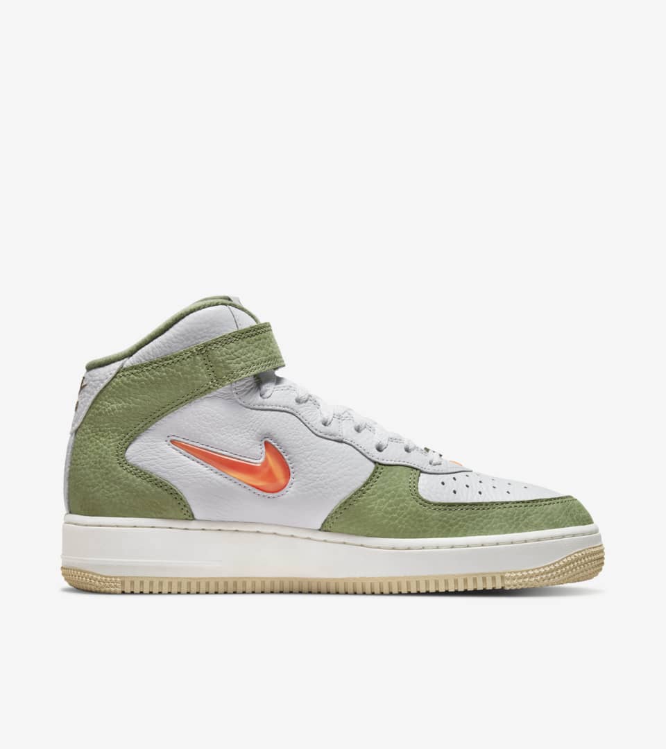 NIKE公式】エア フォース 1 MID 'Olive Green and Total Orange