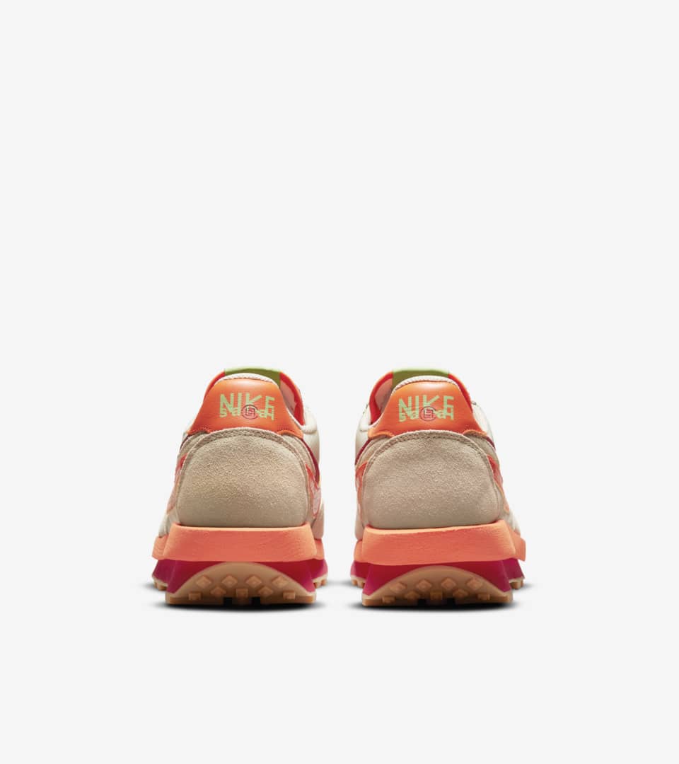 値段交渉 × Sacai × CLOT Nike Orange Waffle LD スニーカー