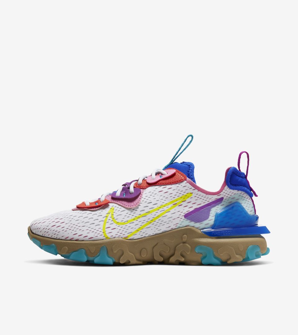 nike react womens blue