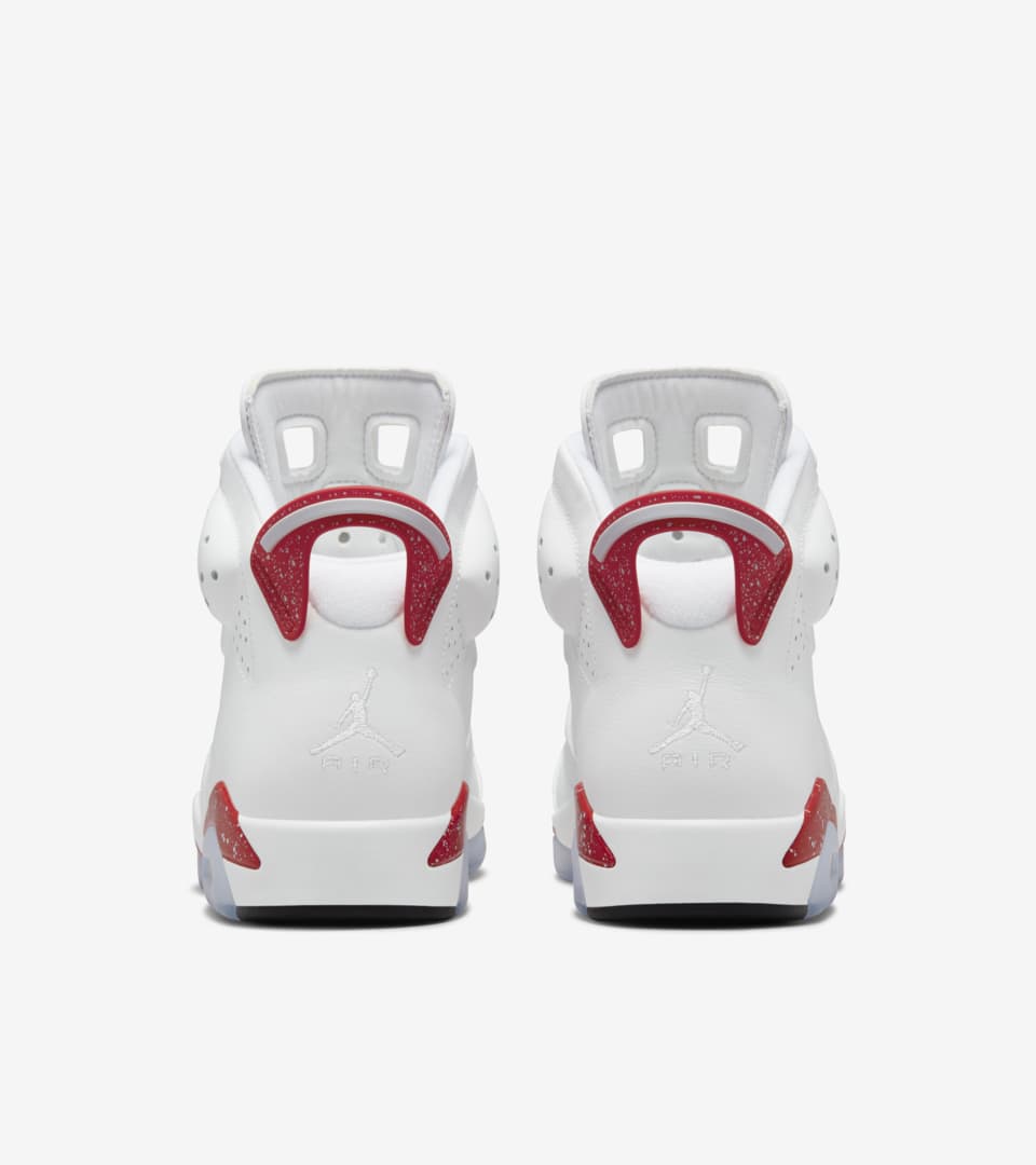 jordan 6 white and red