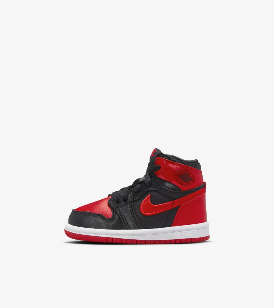 Toddler Jordan 1 'Satin Bred' (FD5305-061) Release Date. Nike SNKRS