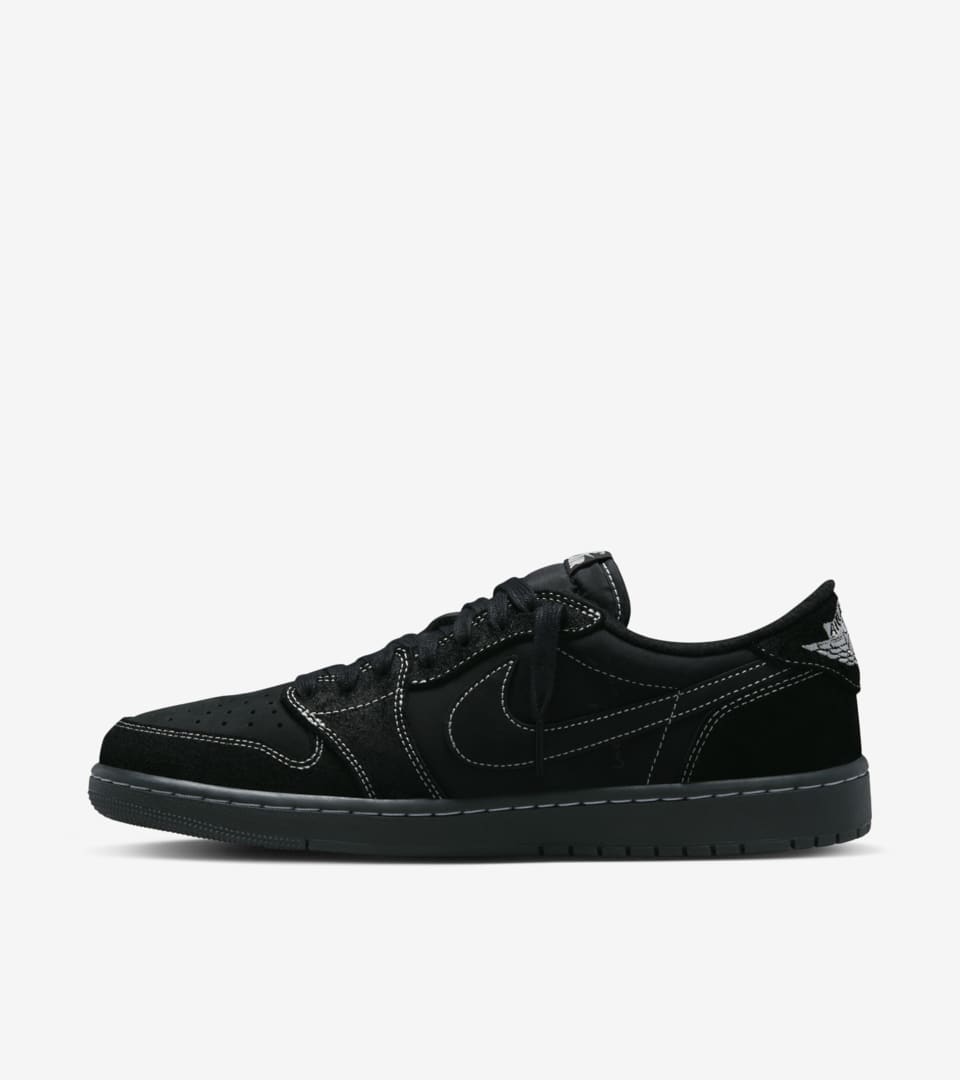 良好品】 AJ1 Low travis scott Black Phantom スニーカー ...