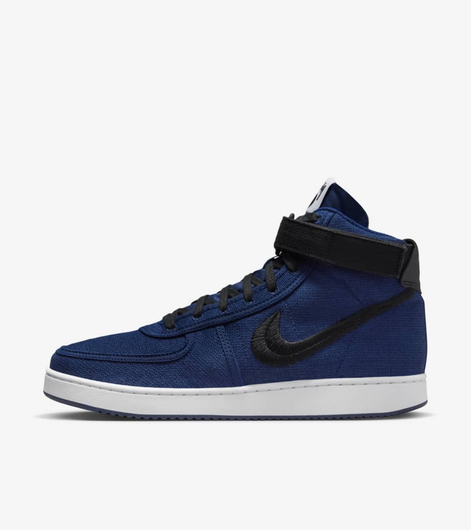 Nike Vandal High x Stüssy 'Deep Royal Blue' (DX5425-400) Release 