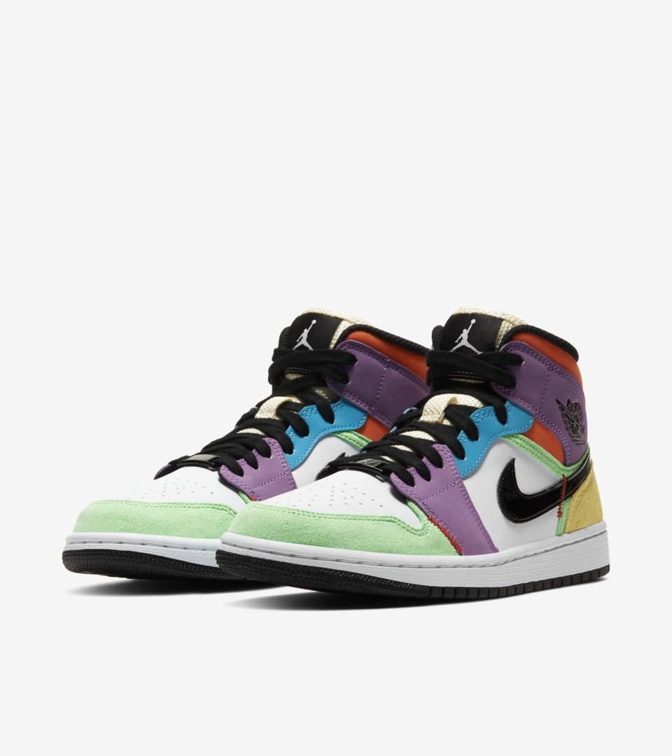 Women's Air Jordan 1 Mid 'Multicolor 