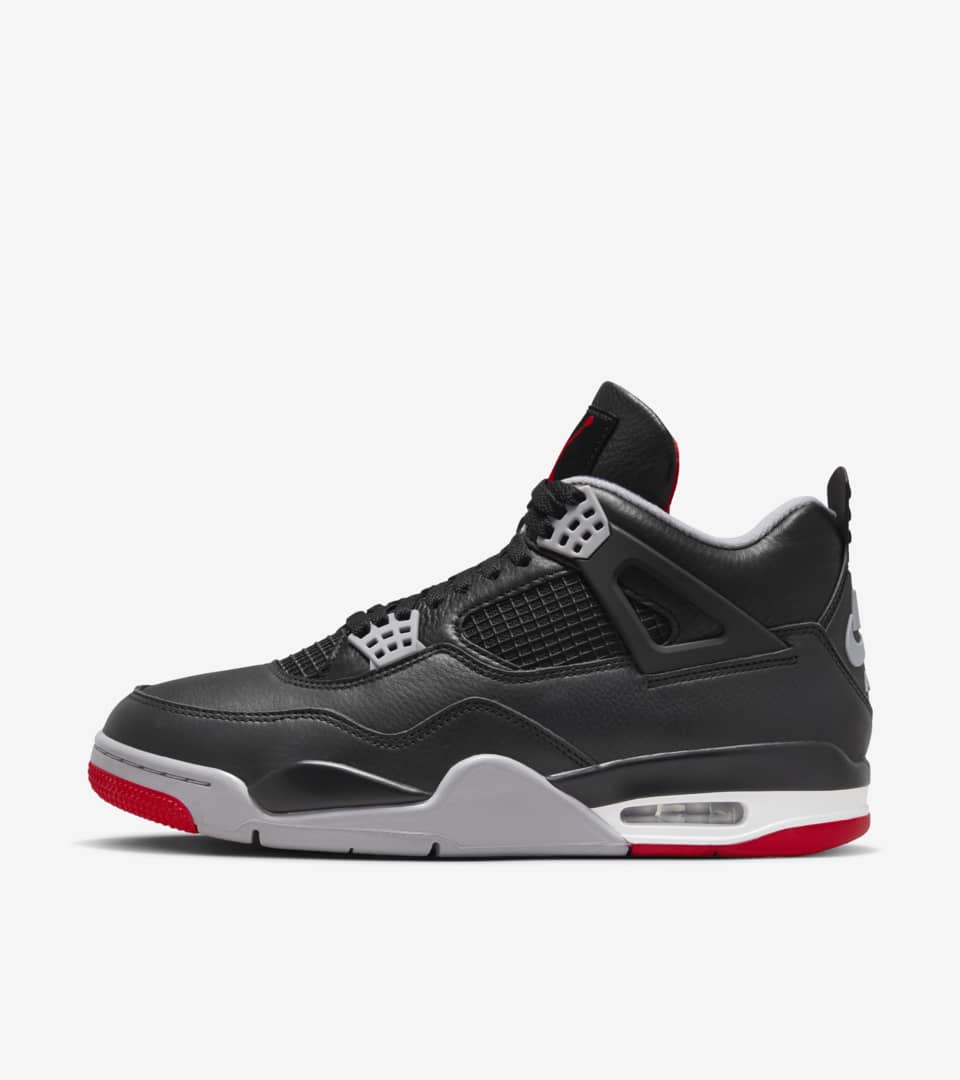 最新商品NikeAirJordan4 Bred2019エアジョーダン4 ブレッド 靴