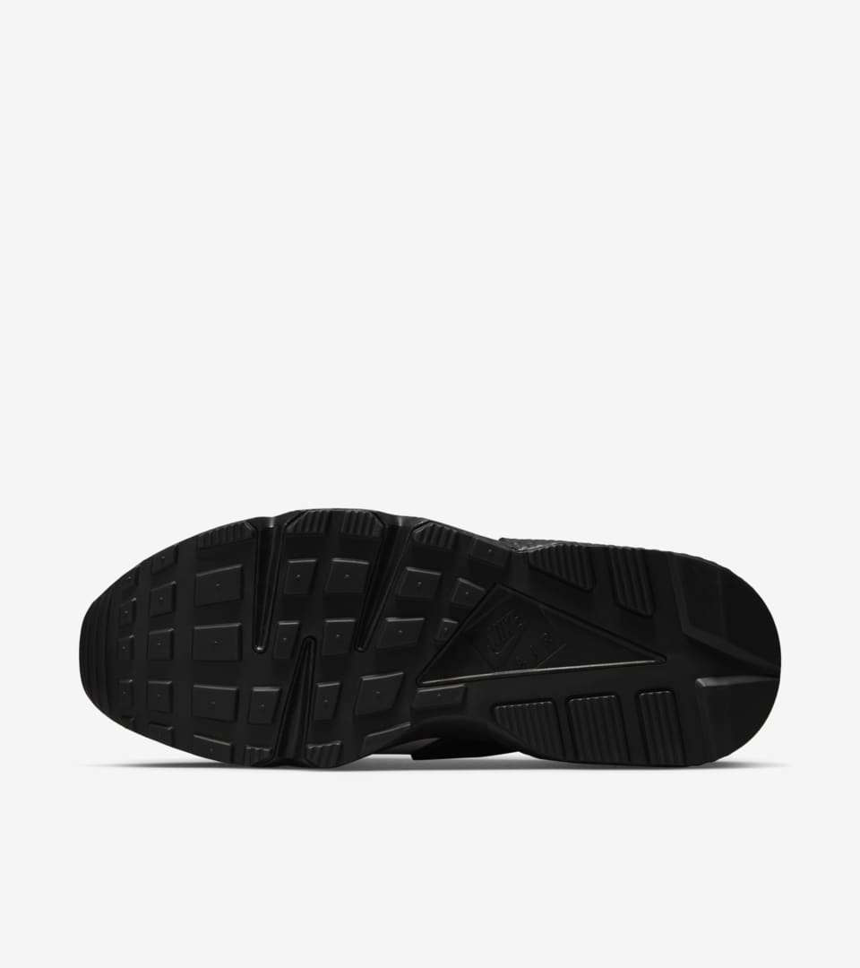 Nike huarache black with cheap white sole