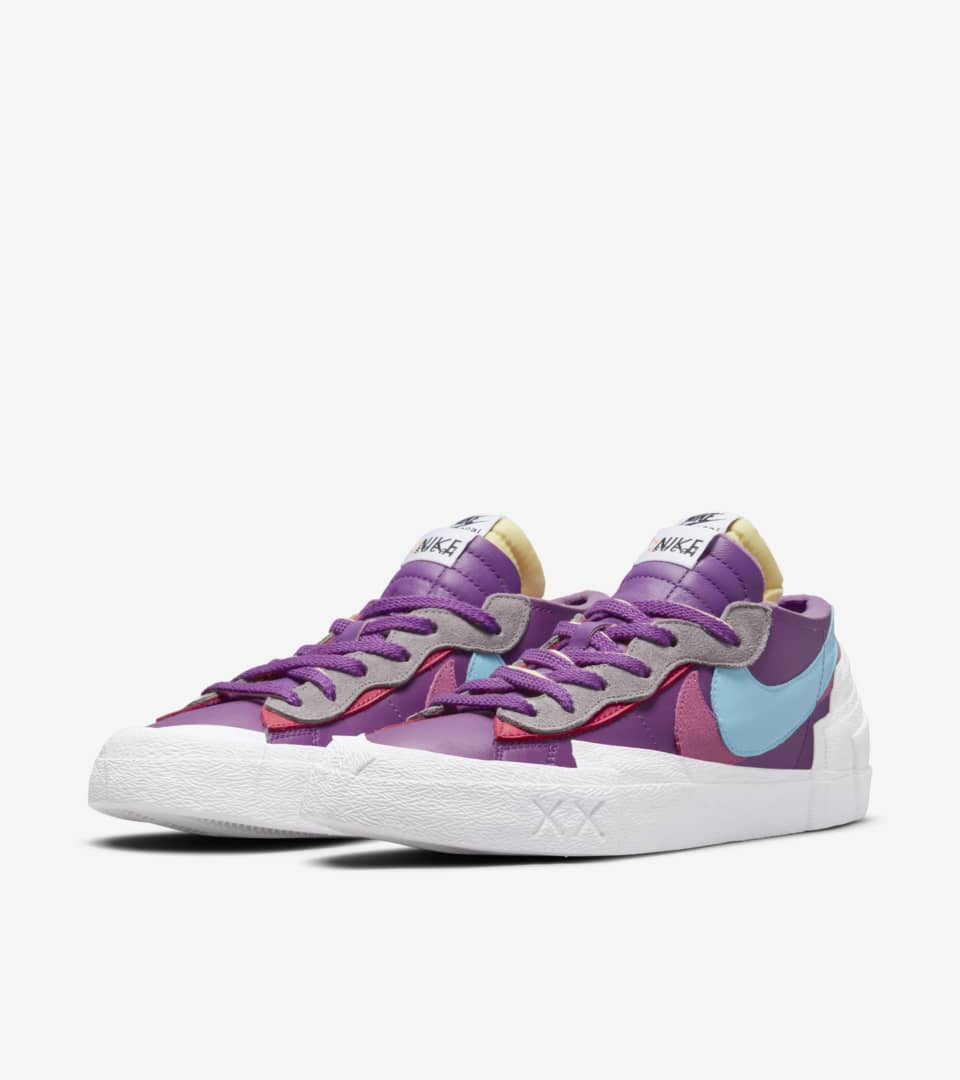 Nike x sacai x KAWS Blazer Low Purple