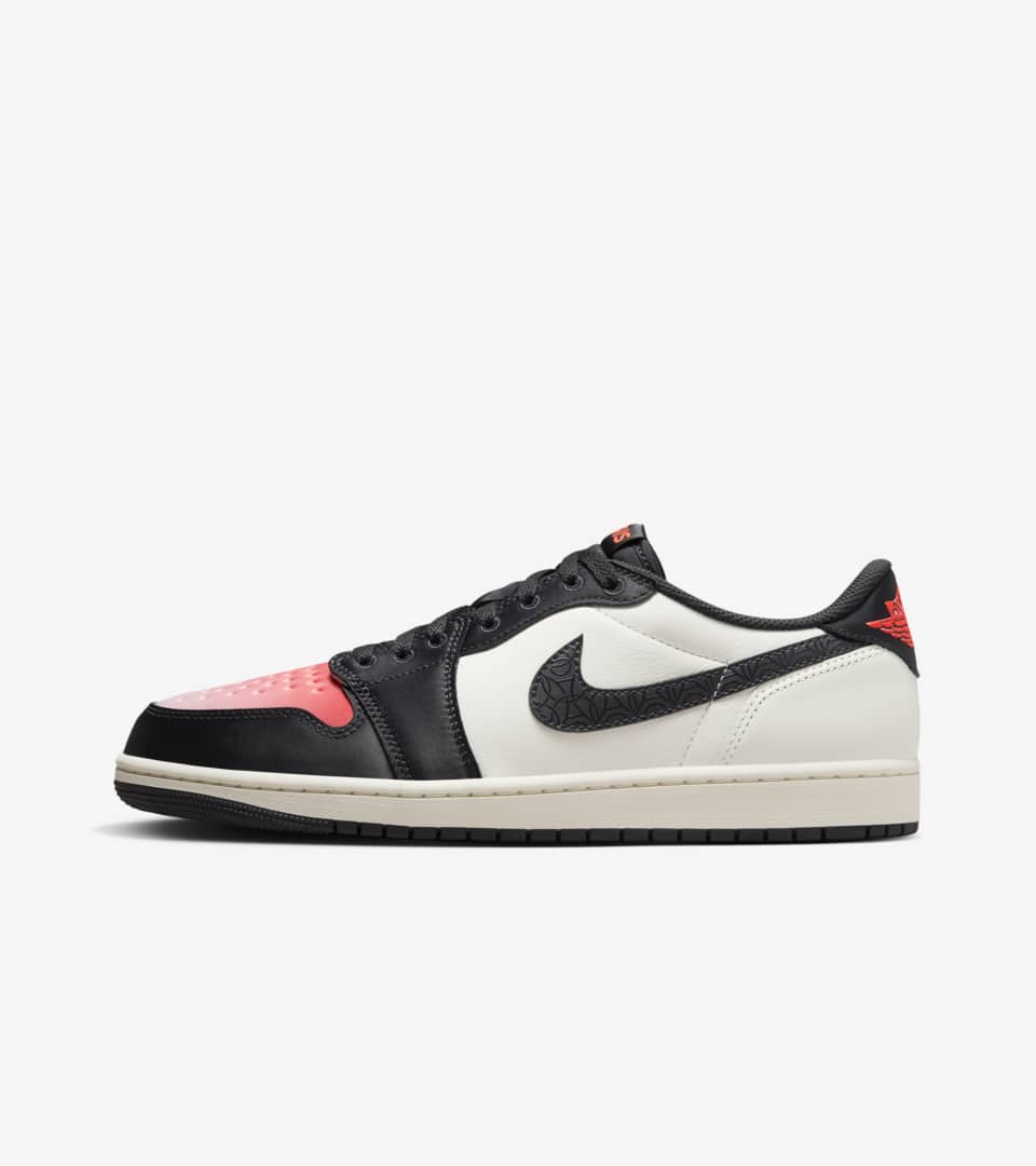 NIKE公式】エア ジョーダン 1 LOW パリ サンジェルマン（PSG）'Sail and Off Noir' (HF8828-100 / AJ 1  RETRO LOW OG PSG). Nike SNKRS