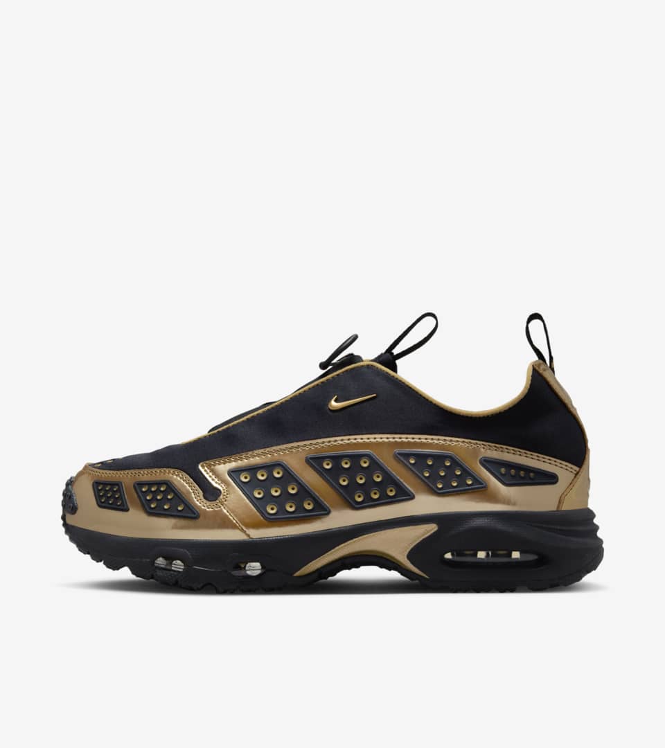 Fecha de lanzamiento de los Air Max SNDR Black and Metallic Gold HJ4130 002 Nike SNKRS