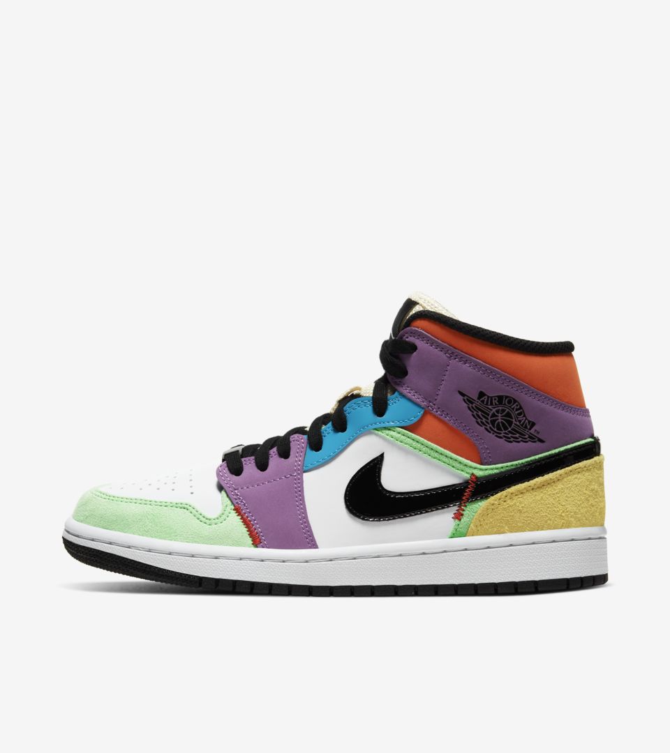 Women's Air Jordan 1 Mid 'Multicolor' Release Date. Nike SNKRS