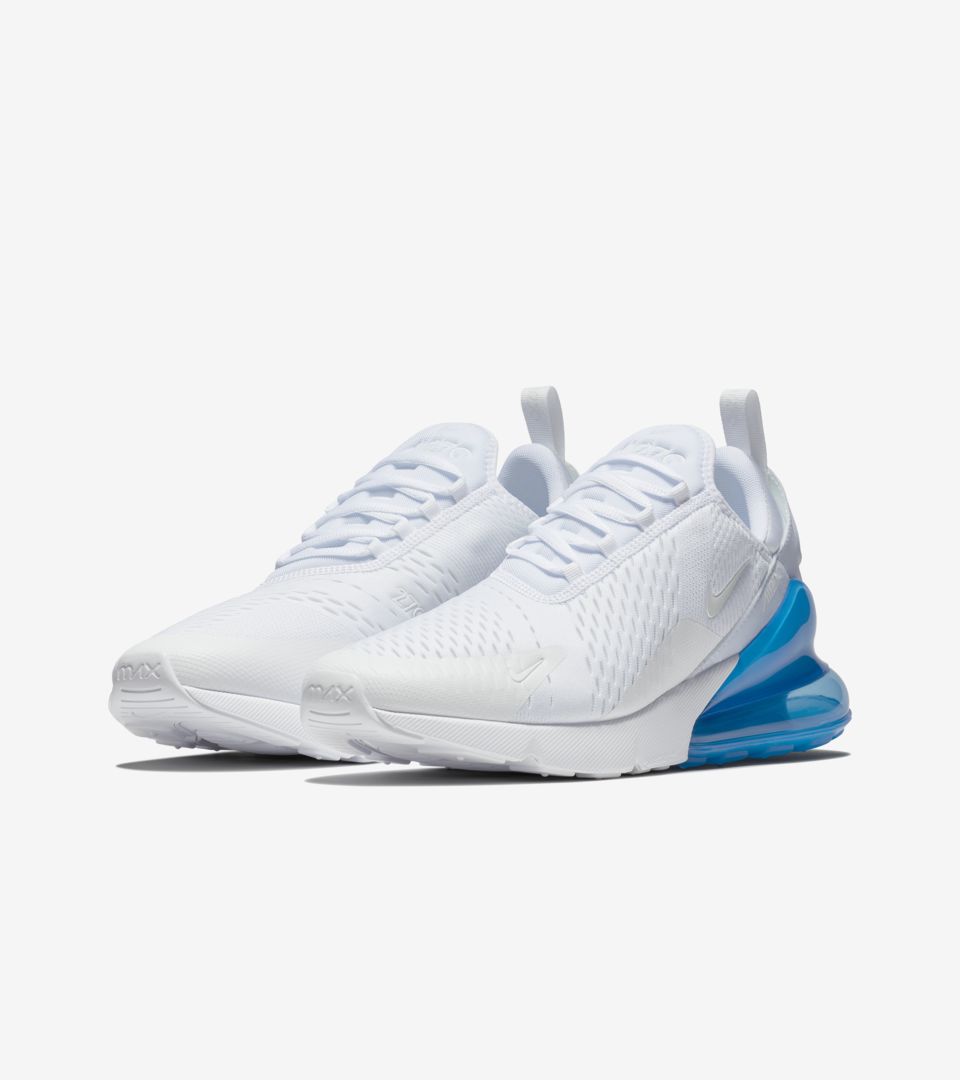 Nike Air Max 270 White Pack 'Photo Blue' Release Date. Nike SNKRS