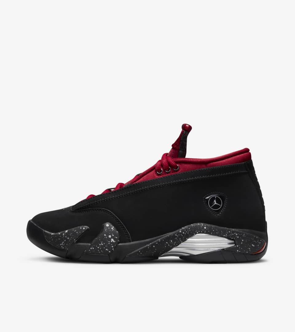 jordan 14 black and red