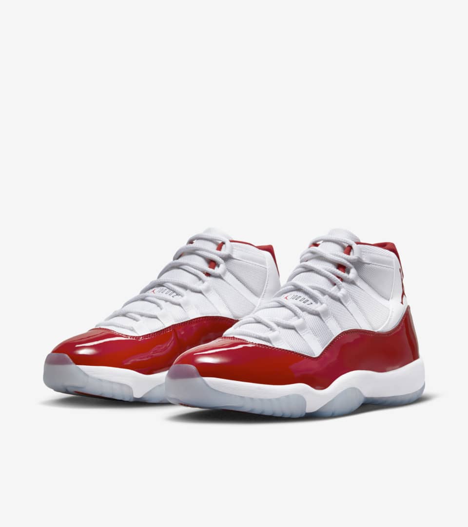 Jordan 11 best sale cream and red