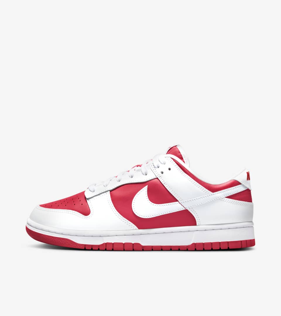28.0cm nike dunk low championship red