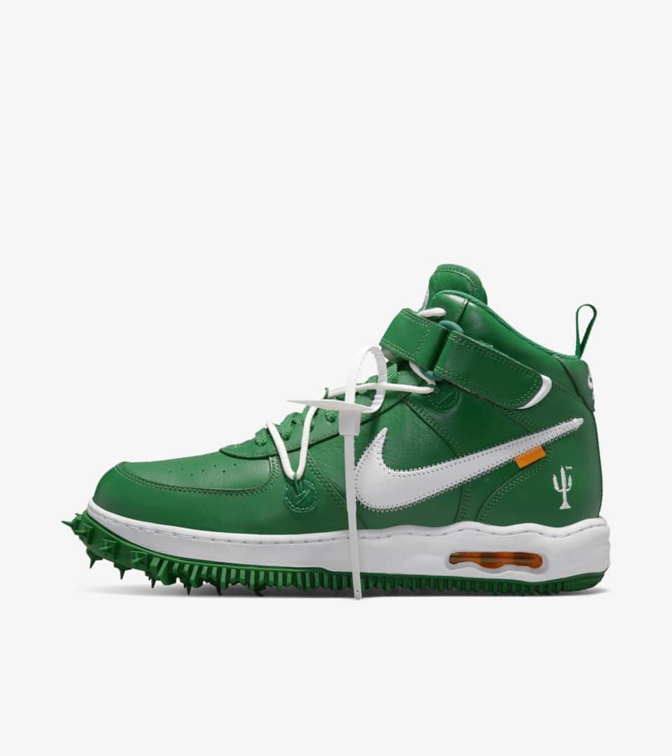 Air 1 Off-White™ 'Pine Green' (DR0500-300) — releasedatum. Nike SNKRS BE