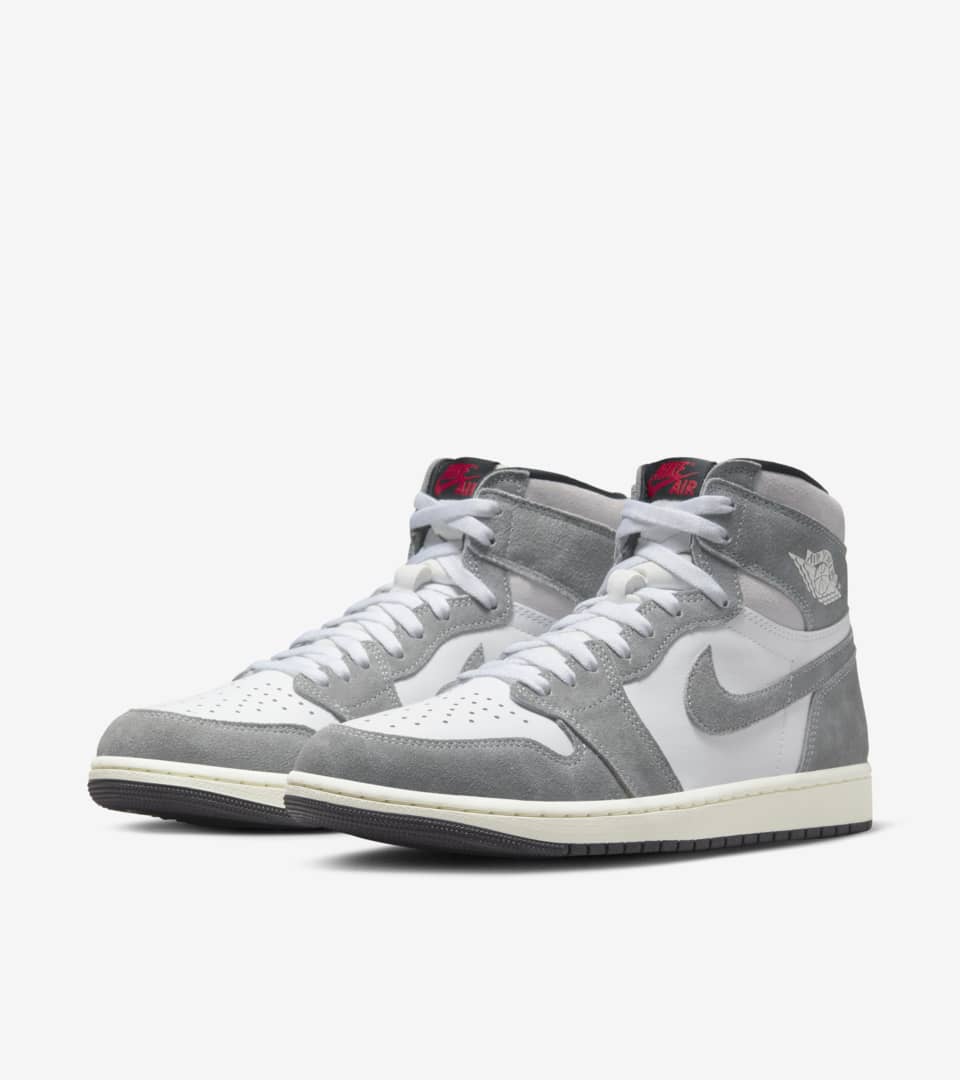 Jordan 1 cheap grey and white