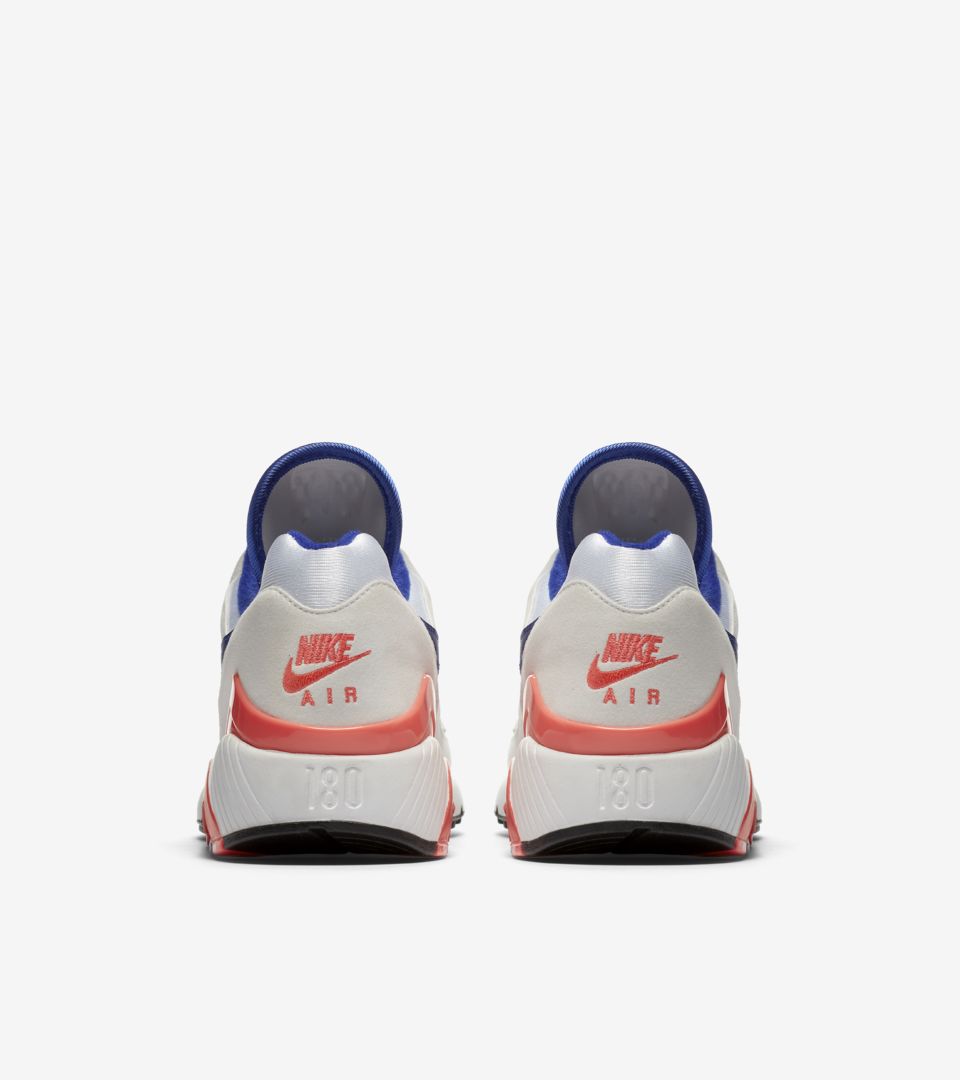 Air Max 180 'White & Ultramarine & Solar Red' Release Date