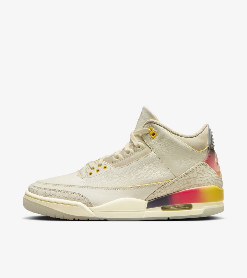 Air Jordan 3 x J Balvin 'Sunset' (FN0344-901) Release Date. Nike SNKRS