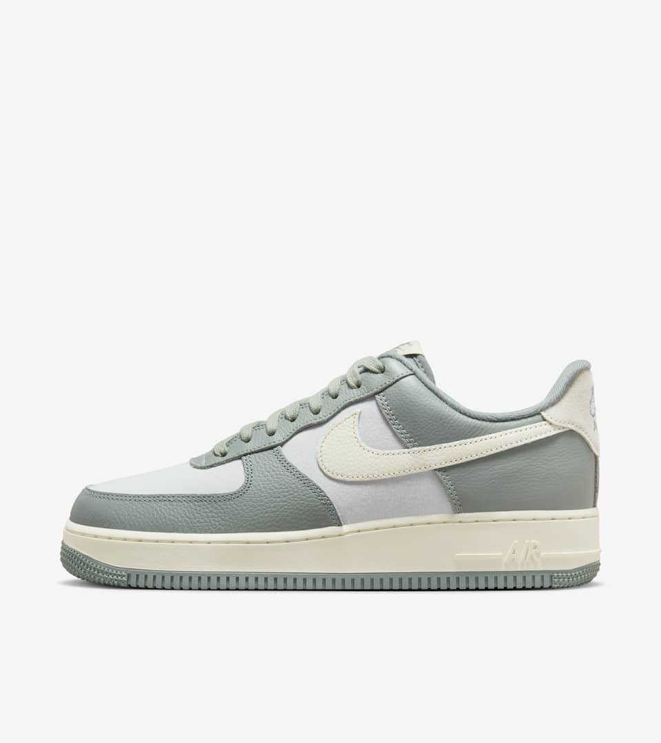 air force 1 light bone black mica green