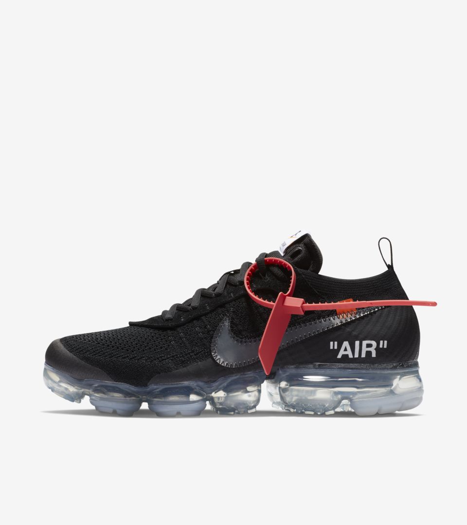 NIKE公式】ナイキ The Ten エア ヴェイパーマックス オフホワイト 'Black' (AA3831-002 / VaporMax off  white). Nike SNKRS JP