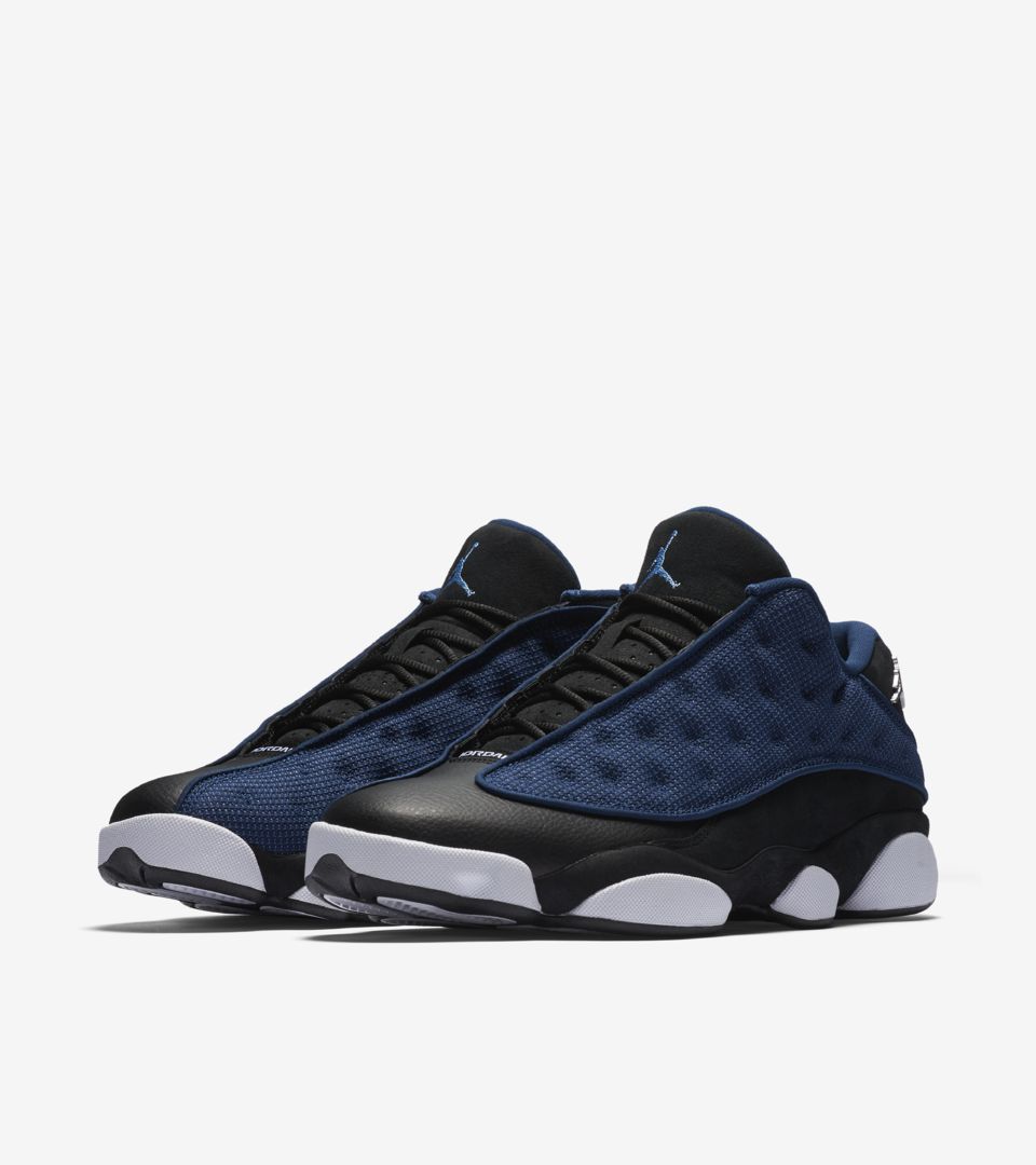 Air Jordan 13 Retro Low 'Black \u0026 Brave Blue'. Nike SNKRS