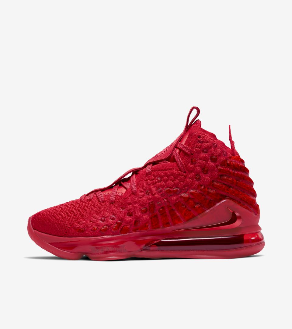 lebron 17s all red