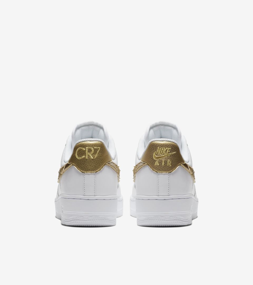 cr7 nike af1 24k gold