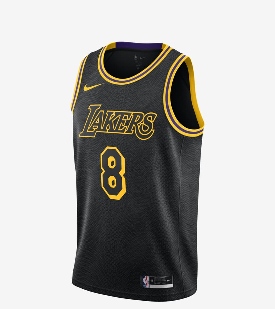 kobe bryant black mamba city edition jersey